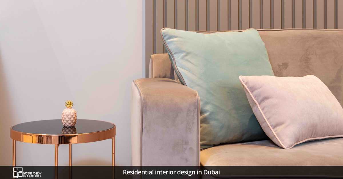 Residential interior design in Dubai