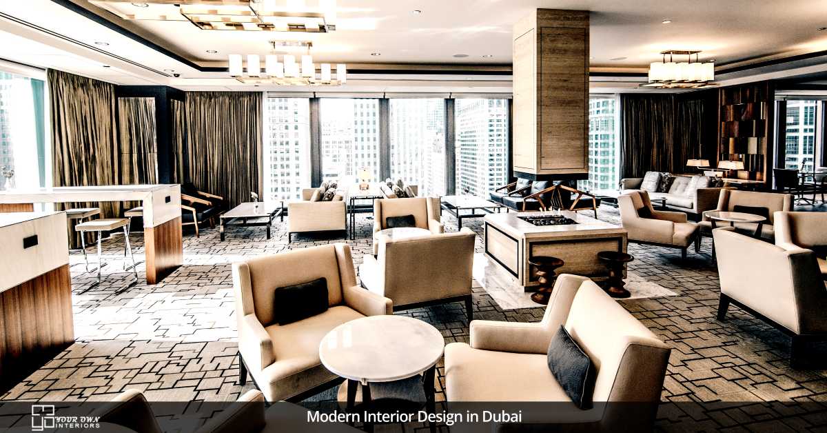 Modern interior design in Dubai